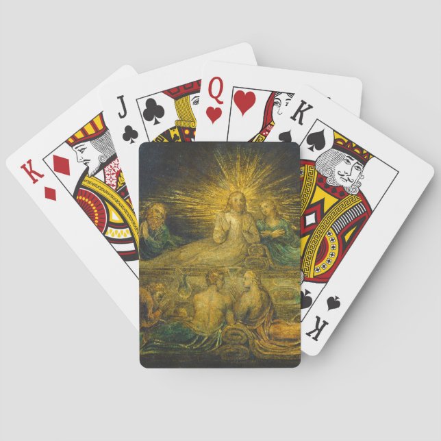 Jeu De Cartes William Blake | le dernier dîner, 1799 (tempera (dos)