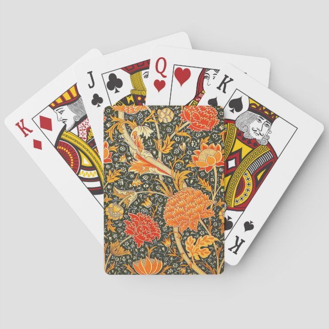 Jeu De Cartes William Morris Cray Fond d'écran Motif (dos)