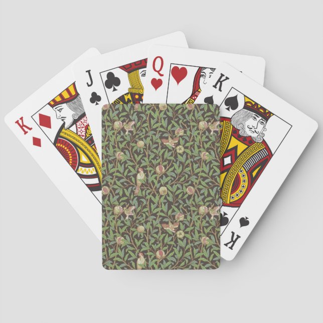 Jeu De Cartes William Morris "Oiseau & Grenade" 2. (dos)