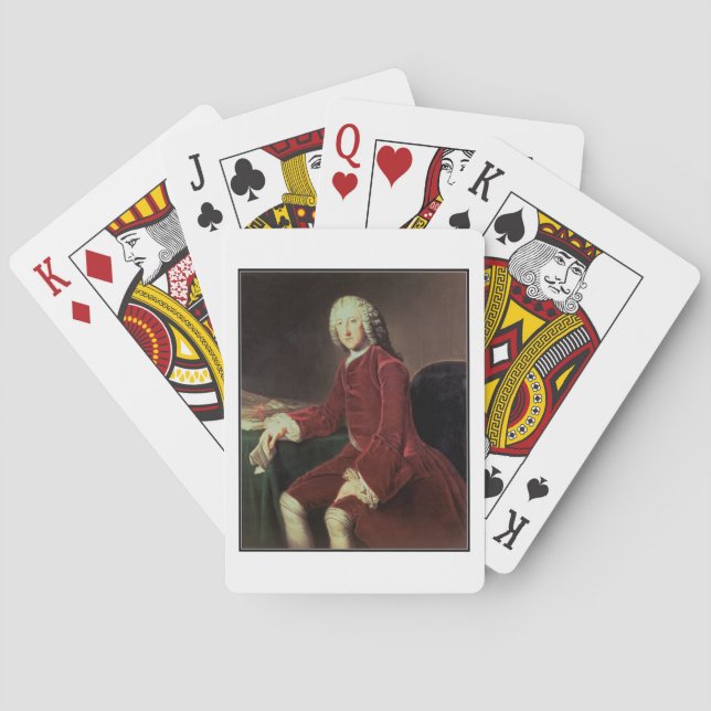 Jeu De Cartes William Pitt le "aîné", plus tard ęr comte de (dos)