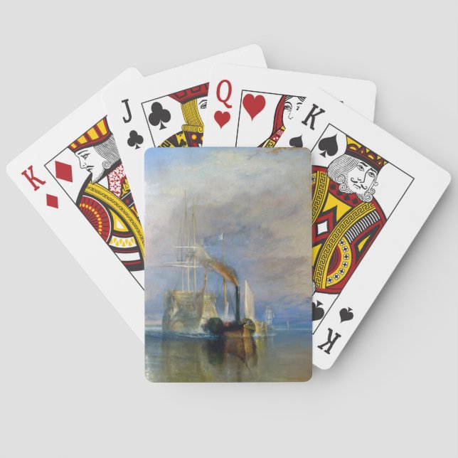 Jeu De Cartes William Turner - Le Temeraire en remorque (dos)