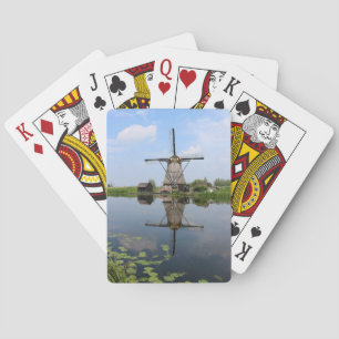 Jeu De Cartes Windmill néerlandais Kinderdijk Hollande