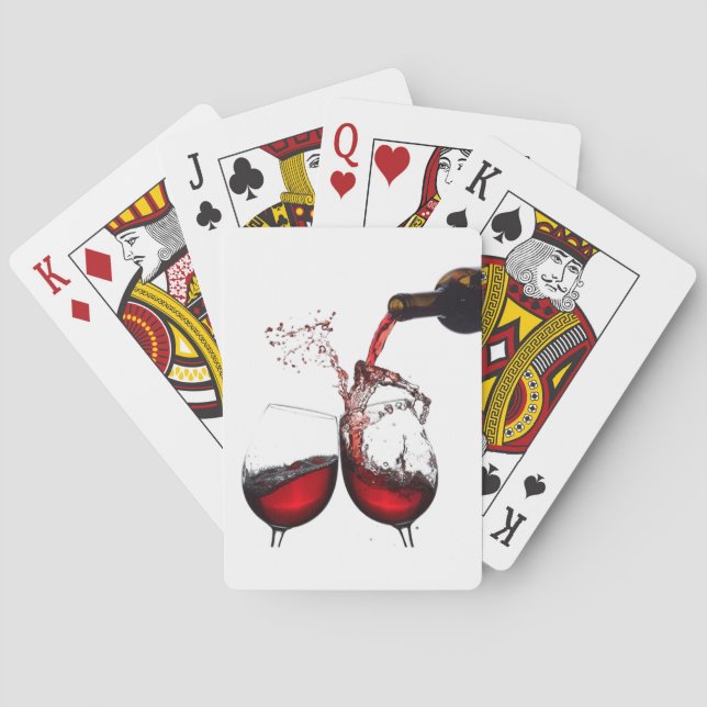 JEU DE CARTES ***WINE LOVER'S*** PLAYING CARDS -POUR THAT WINE (dos)
