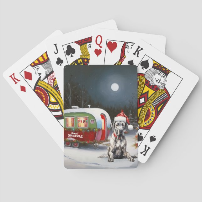 Jeu De Cartes Winter Great Dane Caravan Christmas Adventure (dos)