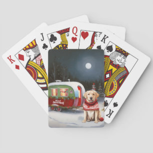 Jeu De Cartes Winter Labrador Caravan Christmas Adventure