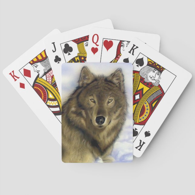 Jeu De Cartes Winter Wolf Playing Cards (dos)