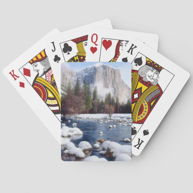 Jeu De Cartes Winter Yosemite National Park (dos)