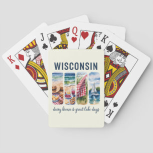 Jeu De Cartes Wisconsin - Breeze Laitier et Grands Lacs