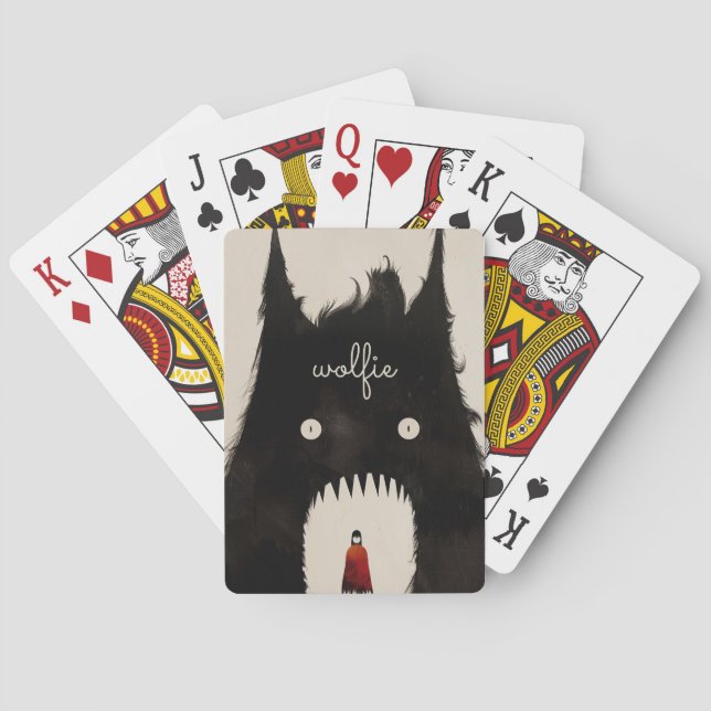 Jeu De Cartes Wolf et le petit chaperon rouge (dos)