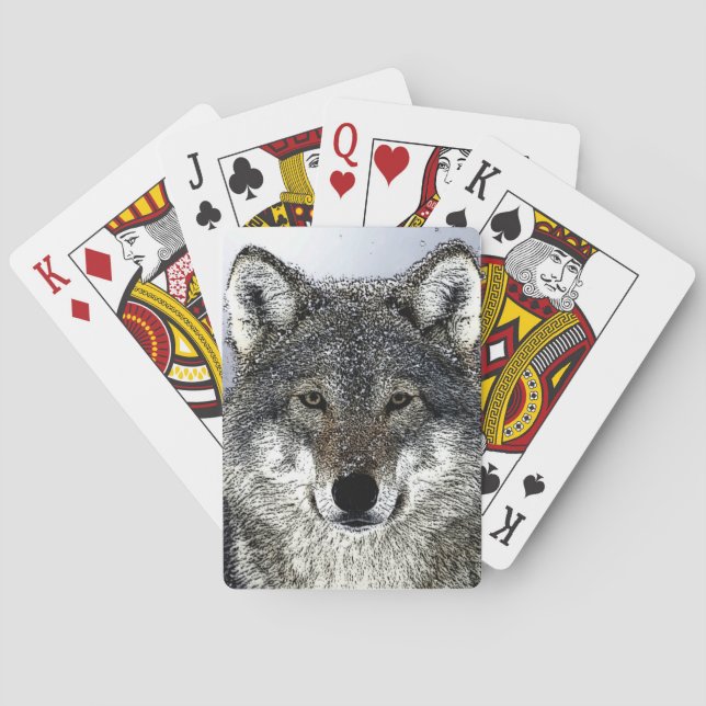 Jeu De Cartes Wolf Eyes (dos)