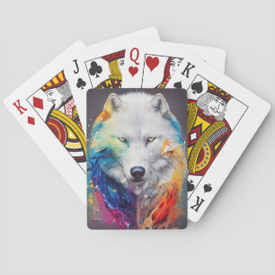 Jeu De Cartes Wolf Loup Blanc Animal Discovery Aventure Nature