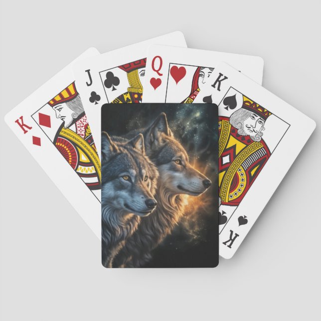 Jeu De Cartes Wolf Wolves Mystical Magical  (dos)