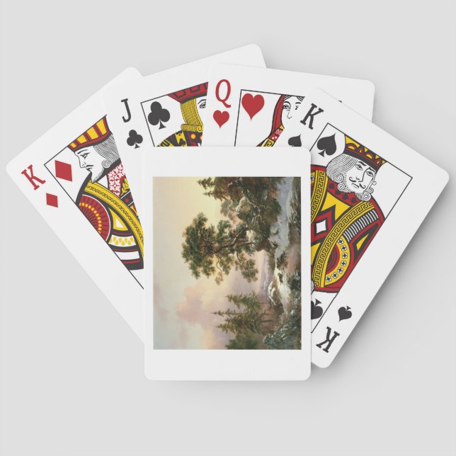 Jeu De Cartes Wolves in a Winter Landscape (dos)