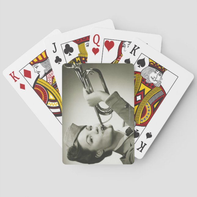 Jeu De Cartes Woman in Soldier Uniform (dos)