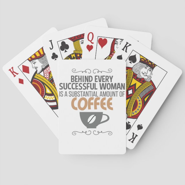 Jeu De Cartes Woman Is Coffee (dos)