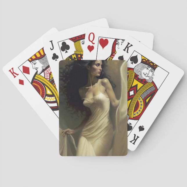 Jeu De Cartes Woman portrait  (dos)