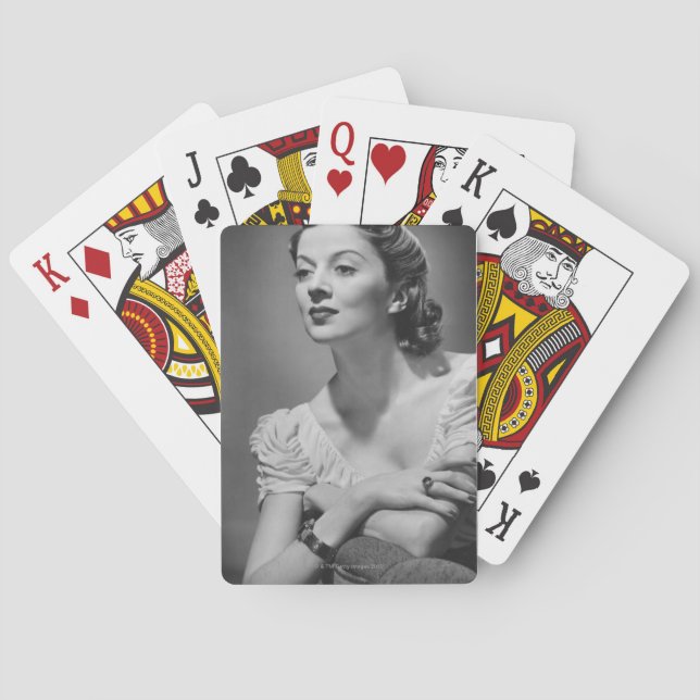 Jeu De Cartes Woman Posing (dos)