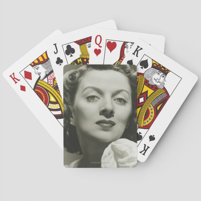 Jeu De Cartes Woman Posing in Studio 2 (dos)