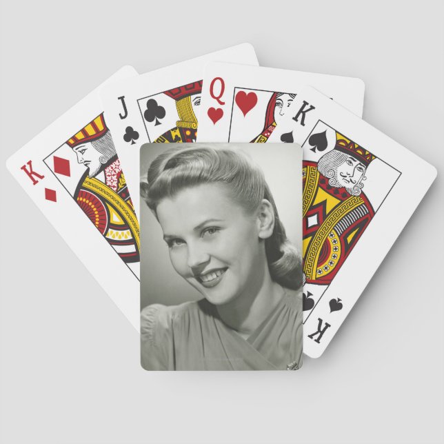 Jeu De Cartes Woman Smiling 2 (dos)