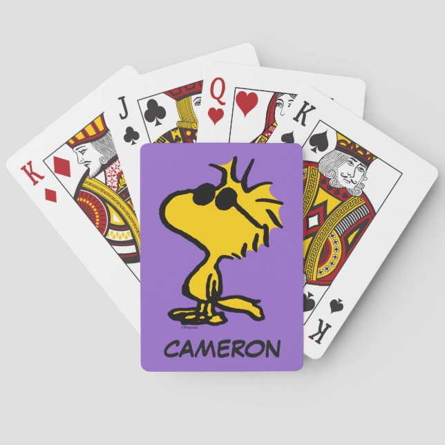 Jeu De Cartes Woodstock Cool Sunglasses Pattern Playing Cards (dos)