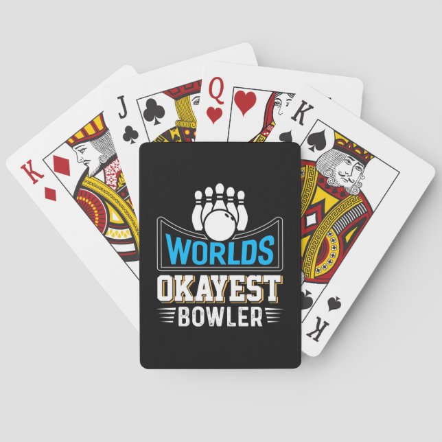 Jeu De Cartes Worlds Okayest Bowler (dos)