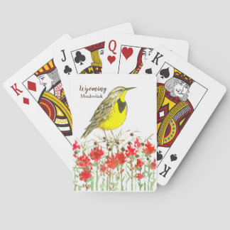 Jeu De Cartes Wyoming Souvenir Indien Paintbrush Meadowlark