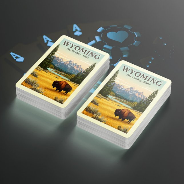 Jeu De Cartes Wyoming vintage (Créateur téléchargé)