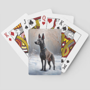 Jeu De Cartes Xoloitzcuintli Qu'il neige Noël