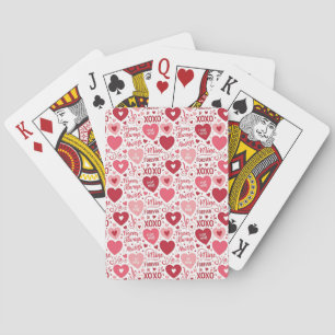 Jeu De Cartes XOXO & Toujours à Moi Rose Rouge