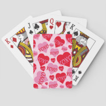 XOXO Valentine rose Motif de coeur rouge rose