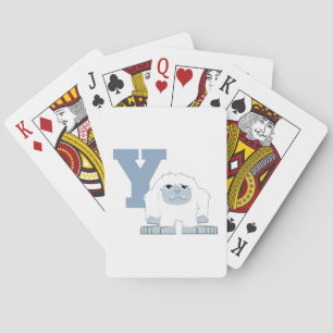 Jeu De Cartes Y est pour Yeti Cute Cartoon Yeti Monster