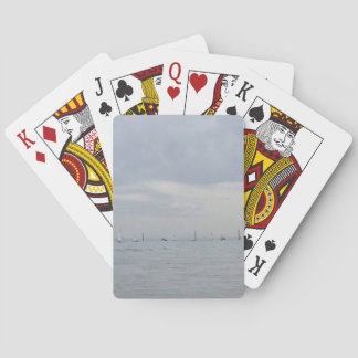 Jeu De Cartes Yacht race boats in a line