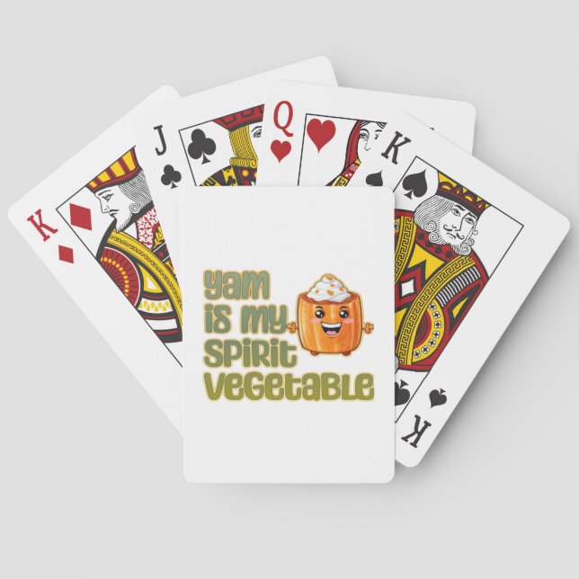 Jeu De Cartes Yam Is My Spirit Vegetable Classic (dos)