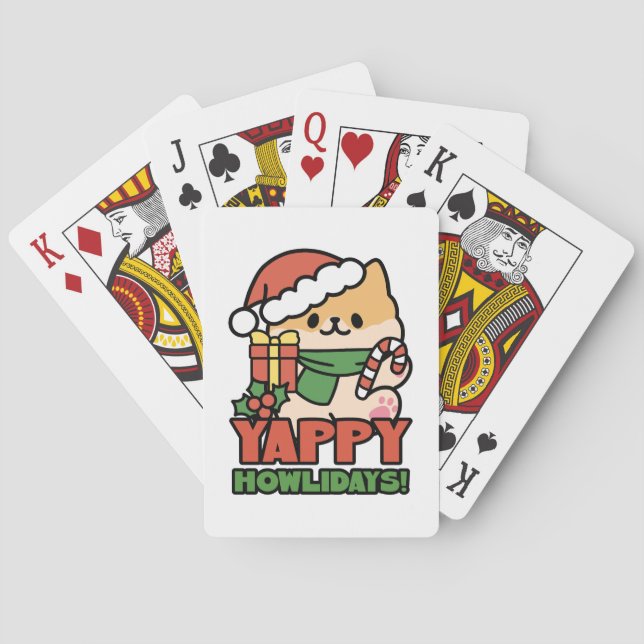 Jeu De Cartes Yappy Howlidays - Jote Christmas Dog Cartoon (dos)