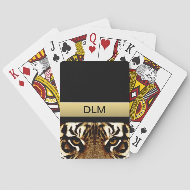 Jeu De Cartes Yeux d'un tigre (dos)