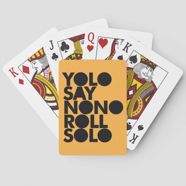 Jeu De Cartes YOLO Roll Solo (dos)