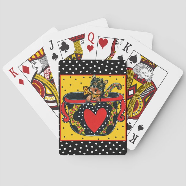 Jeu De Cartes Yorkie Poo (dos)