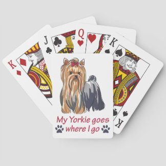 Jeu De Cartes Yorkie Va Là Où Je Vais