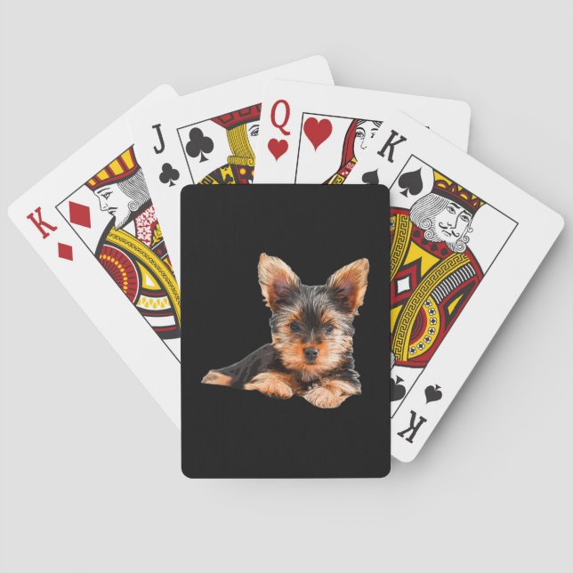 Jeu De Cartes Yorkshire terrier Yorkie Chien chiot (dos)