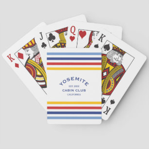 Jeu De Cartes Yosemite Cabine Club Custom Crest Park Stripe