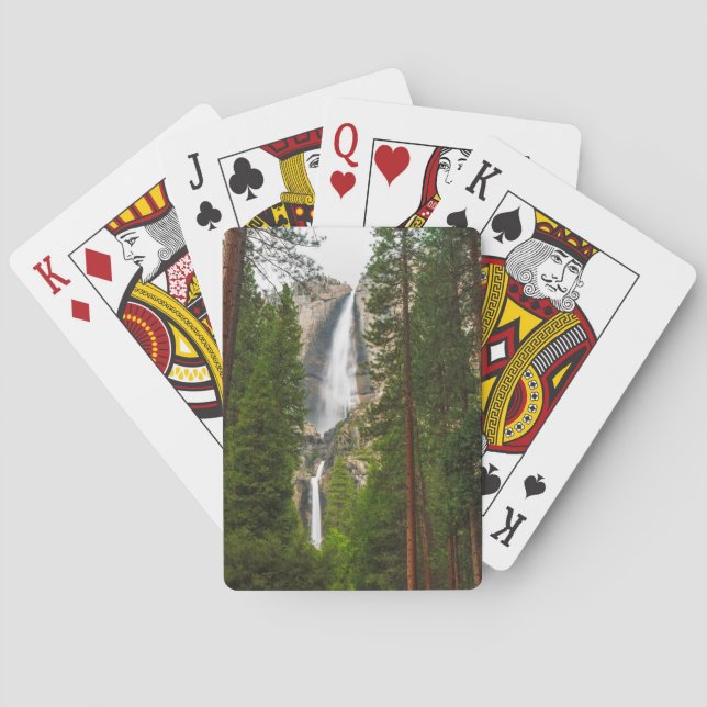 Jeu De Cartes Yosemite Falls à travers la forêt (dos)