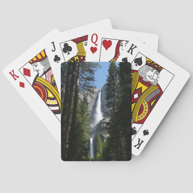 Jeu De Cartes Yosemite Falls et Woods Paysage Photographie (dos)