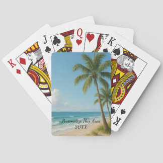 Jeu De Cartes Your Text & Photo Customizable Playing Cards