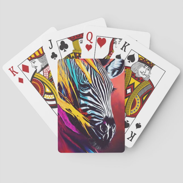 Jeu De Cartes Zebra Animal Discovery Aventure Nature Planète (dos)