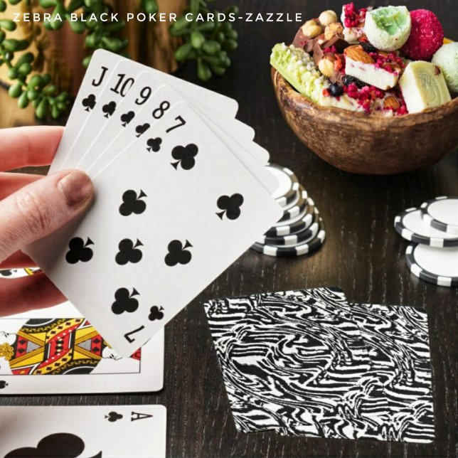 Jeu De Cartes Zebra Black (Créateur téléchargé)