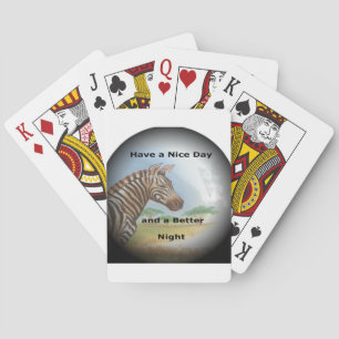 Jeu De Cartes Zebra Portrait, Amboseli : l'Esprit de la Savanna