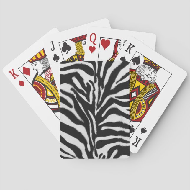 Jeu De Cartes Zebra skin pattern (dos)