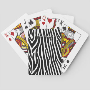 Jeu De Cartes Zebra Stripes Motif Thunder_Cove