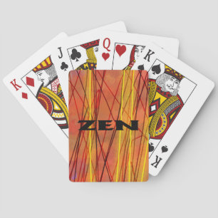 Jeu De Cartes Zen black wire Poker jouer aux cartes