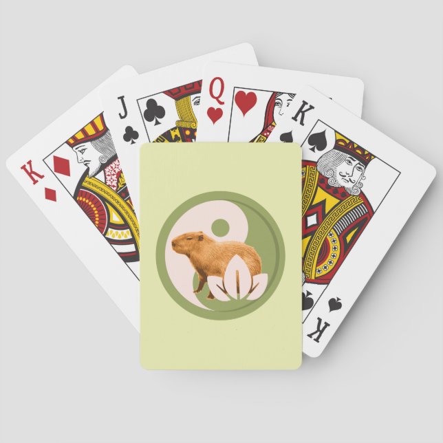 Jeu De Cartes Zen Capybara Yin Yang (dos)